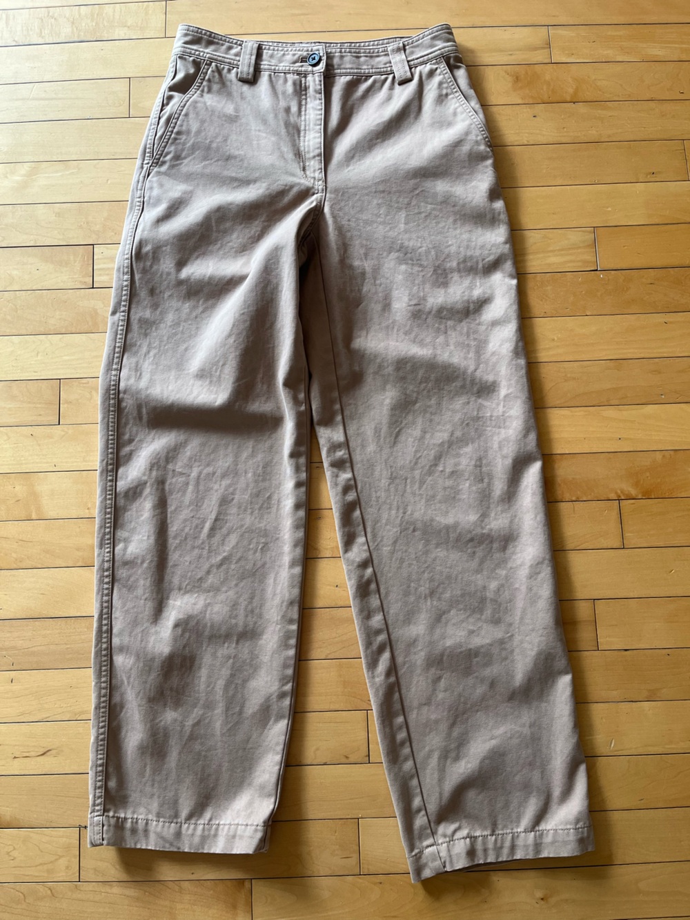 Sunday Best Tan Wide-Leg Trousers
